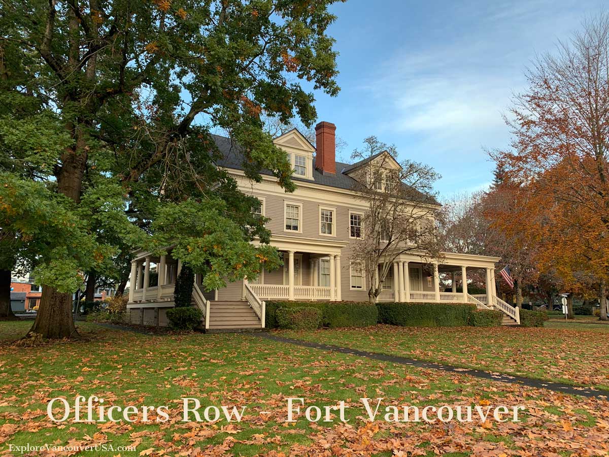 Officers Row at Fort Vancouver