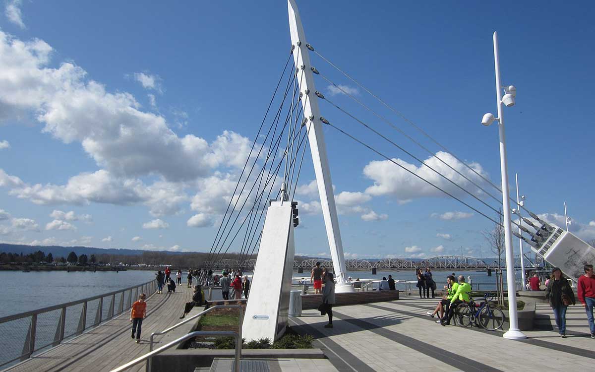 Vancouver Wa waterfront - Grant Street Bridge
