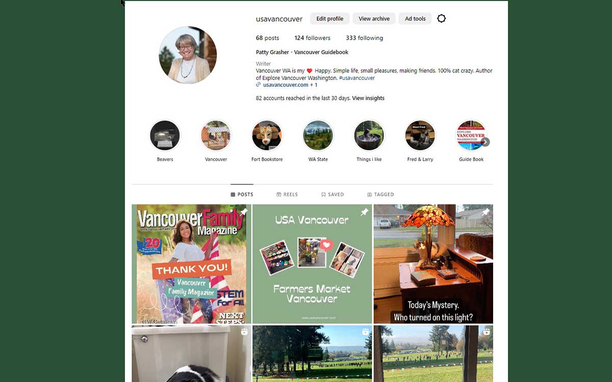 Instagram screen shot