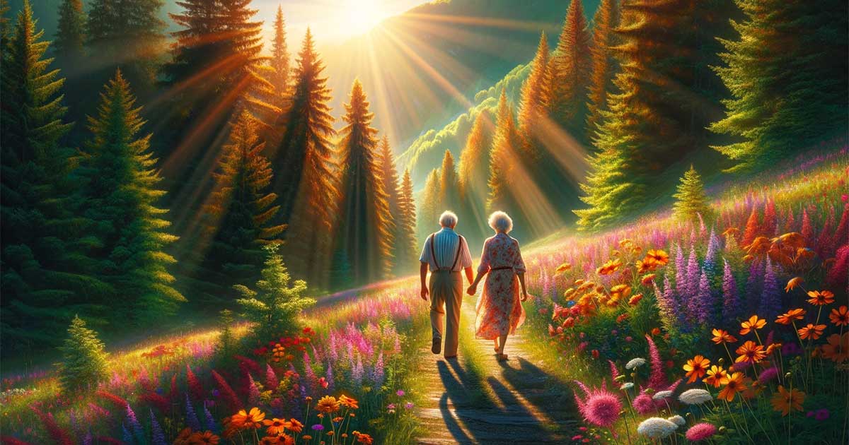 Walkable destinations in southwest washington picturing an older couple